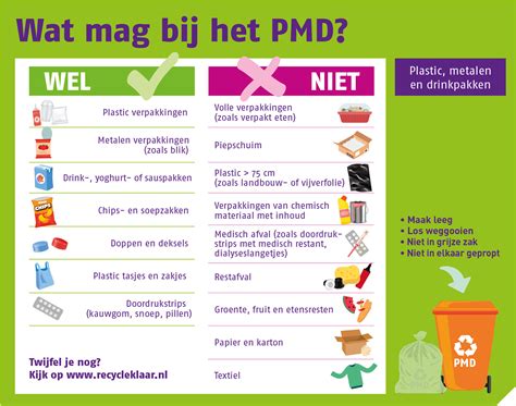 Plastic, metaal en drankenkartons (PMD) | Gemeente Borger-Odoorn