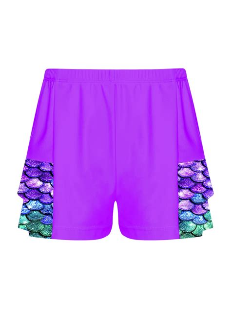 inhzoy Kids Girls Swim Shorts Bottoms Swimwear Beach Swim Trunks,Sizes ...
