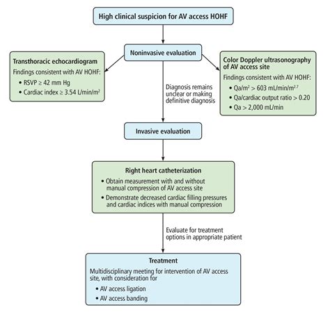 High-output heart failure from arteriovenous dialysis access: A structured approach to diagnosis ...