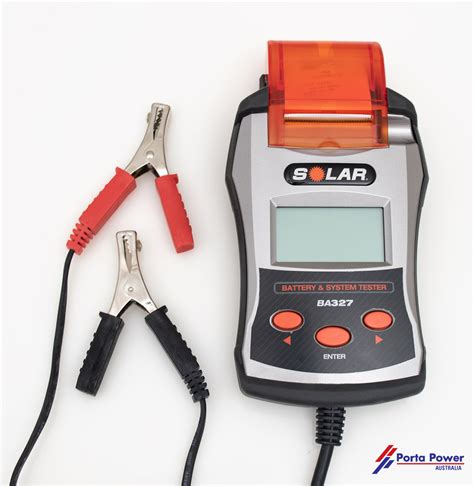 BATTERY TESTER BA327 (SOLAR) - Porta Power Australia