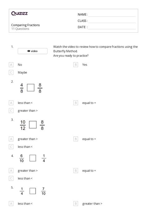 Image result for 6th Grade Printable Math Worksheets Fractions