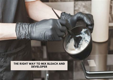 How To Mix Developer And Bleach At Home In 5 Easy Steps - Hair Everyday