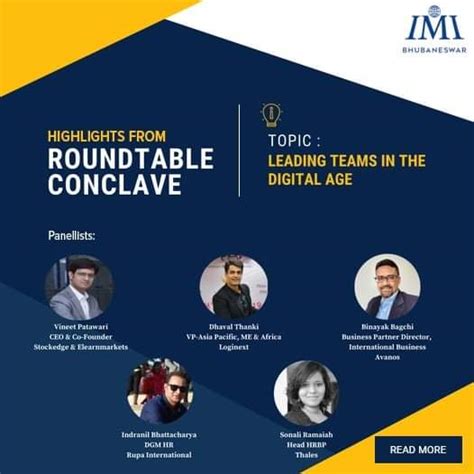 ROUNDTABLE CONCLAVE Leading Teams in the Digital World