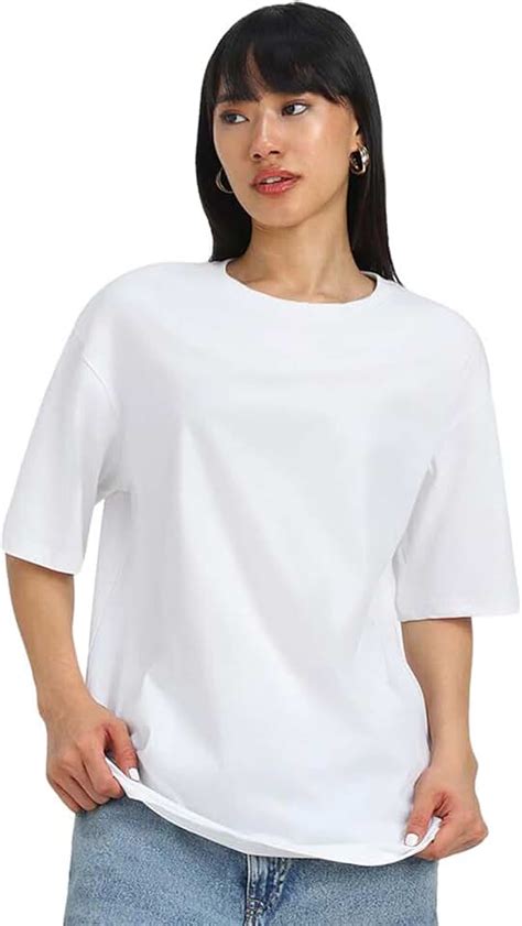 Amazon.in: White - Women's Tops, T-Shirts & Shirts / Women's Western ...