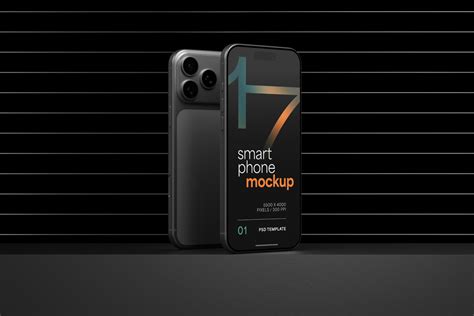 iPhone 17 Pro Mockup Set | Premium & Free PSD Mockup Store