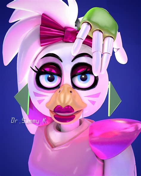 Glamrock Chica Poster 3D by drsammyk on DeviantArt