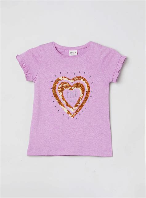 Buy Girls Embellished Knit T-shirt Online at just Rs. 399.0 ...