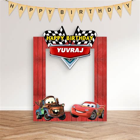 Photo Booth | Cars McQueen Theme – Ezyprints Studio