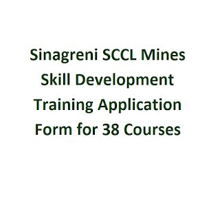 Sinagreni SCCL Mines Skill Development Training Application Form for 38 ...