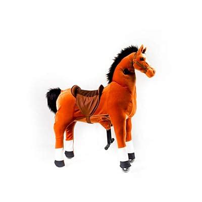 Buy mofawangzi Saddle-Less Rocking Ride on Pony Toys Walking Horse ...