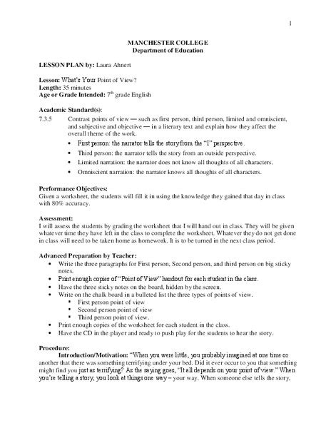 Point of View Lesson 的图像结果