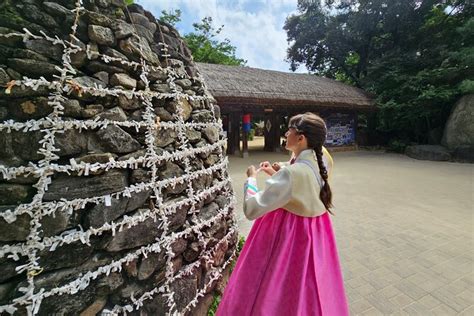 2025 Korean Folk Village / Hanbok Experience / Tea time [hotelpickup ...