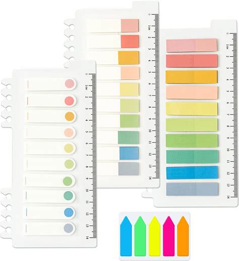 Buy Siauwal 700 Pcs Index Tabs, 4 Pack Note Page Markers, Writable and ...