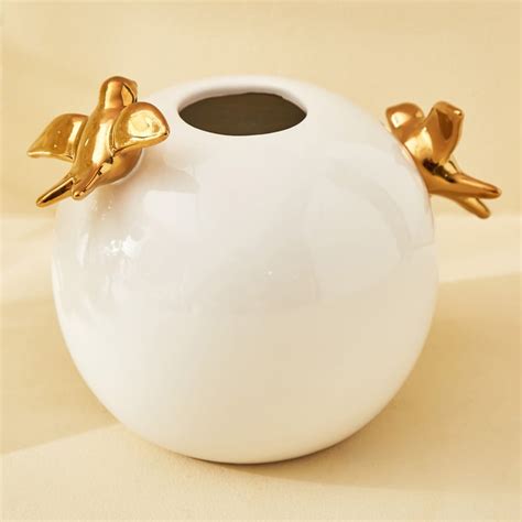 Buy Stellar Fantasy Mia 3 Pcs Ceramic Bird Vase with T-Light Holders ...