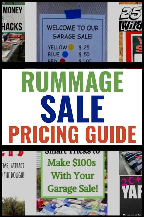 Garage sale pricing guide – Artofit