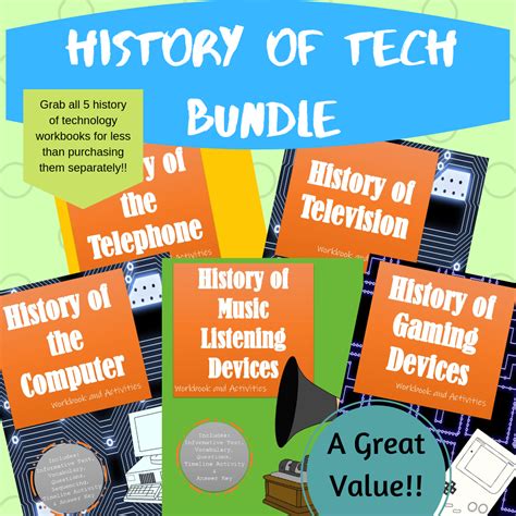 History of Tech Bundle (5 Workbooks) | Made By Teachers