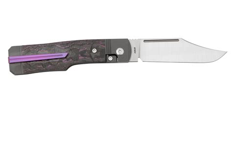 Jack Wolf Gunslinger Jack GUNS-01-FCPH Fat Carbon Purple Haze, pocket knife | Advantageously ...