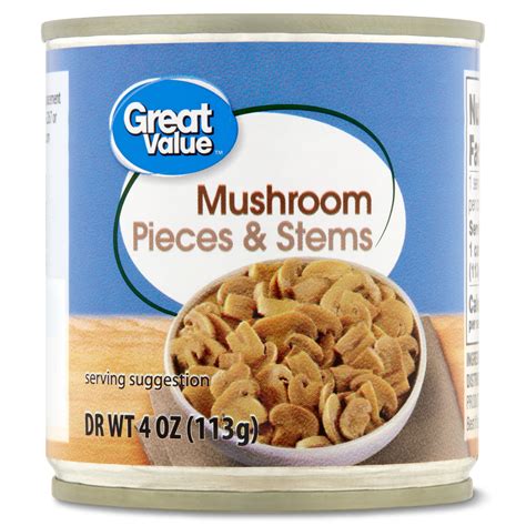 Great Value Mushrooms Pieces And Stems