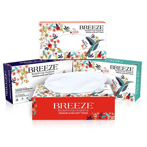 BREEZE BRE021 2 PLY Facial Tissue Soft Wipe & Disposable for Kitchen ...
