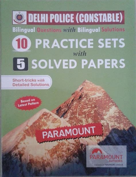 Buy Paramount Delhi Police ( Constable ) Bilingual Questions with ...