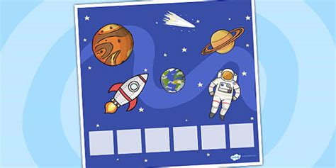 Space-Themed Visual Timetable Display (teacher made)