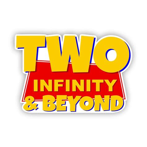 Infinity And Beyond Logo To Infinity And Beyond Wall Quotes Decal