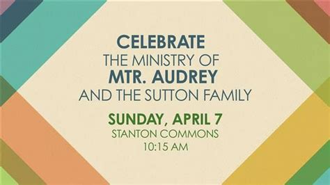 Celebrate the Ministry of Mtr. Audrey , 6400 Stonebrook Pkwy, Frisco ...