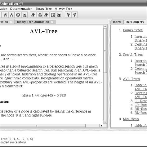 AVL Tree Visualization 的图像结果
