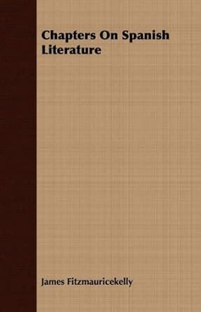 Buy Chapters On Spanish Literature Book Online at Low Prices in India ...