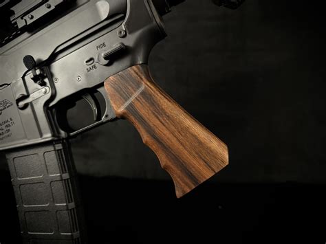 AR15 Grips — Shop — RAILWOODS M-Lok Rail Covers and Wood AR15 Furniture