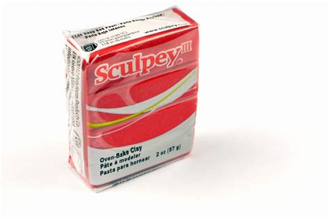 Sculpey Polyform Sculpey III Polymer Clay 2 Ounces-Deep Red Pearl (5 ...