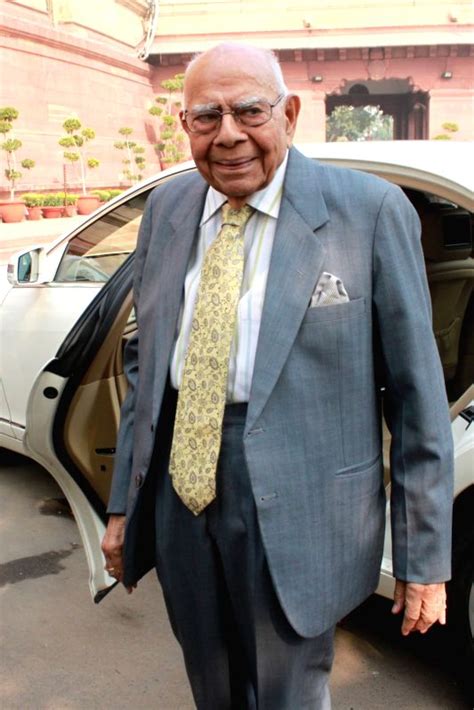 RJP MP Ram Jethmalani at Parliament House