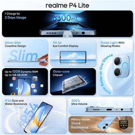 realme P4 Lite (64 GB Storage, 4 GB RAM) Online at Best Price On ...