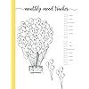 Buy Hot Air Balloon Mood Tracker: Monthly Mood Tracker Coloring Book To ...