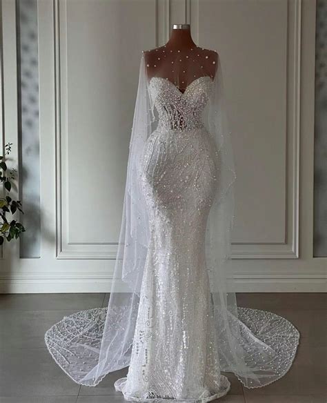 Pin on Fashion 💎 | Pearl wedding dress, Wedding dresses mermaid sweetheart, Mermaid wedding dress