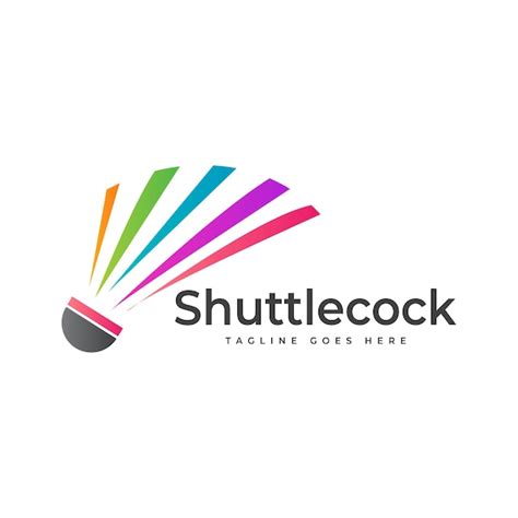 Shuttle Cock Logo Design 的图像结果