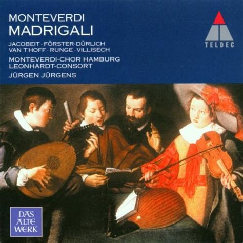 Monteverdi: Madrigali: Jurgens, Leonhardt Consort: Amazon.in: Music}