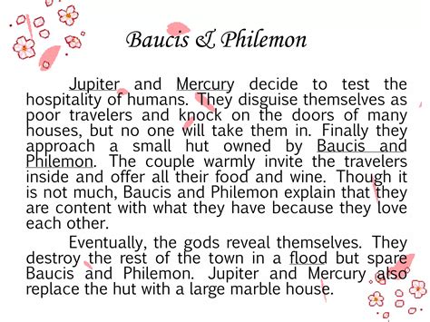 GREEK MYTHOLOGY: eight tales of lovers | PPTX