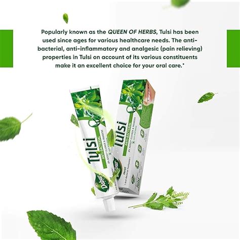 Buy Best Dabur Herb'l Tulsi Anti Bacterial Toothpaste Online at Best ...