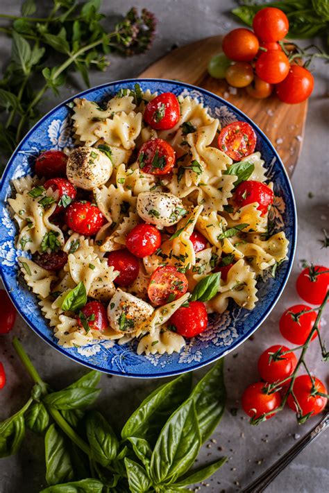 Balsamic tomato basil pasta salad – Artofit