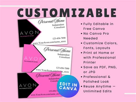 Free Printable Avon Business Cards | FREE Printable