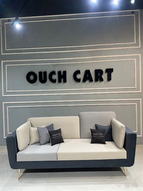 Luxurious Velvet Upholstered 3-Seater Sofa at ouch cart