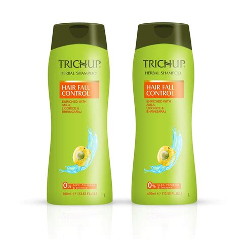 Buy Trichup Hair Fall Control Herbal Hair Shampoo (400 ml) (Pack of 2 ...