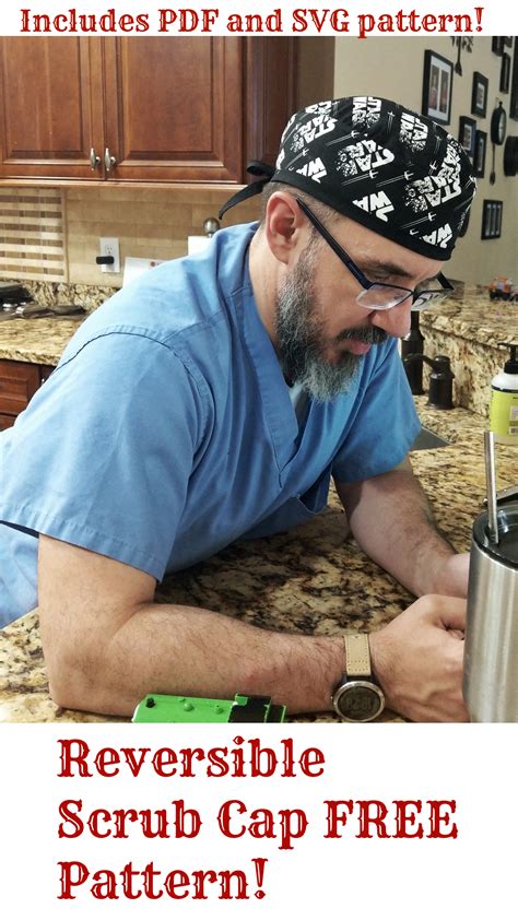 Image result for Free Adult Scrub Cap Pattern Printable