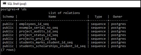 Image result for Psql Command Line Options