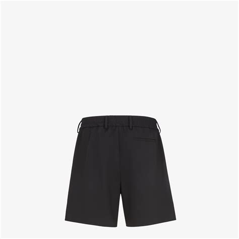 Bermudas Algodón Negro | Fendi
