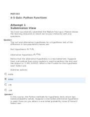 Python Module 4 Quiz 的图像结果