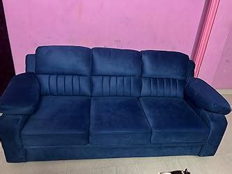 Torque - Jett 5 Seater Fabric Sofa (3+2 Seater, Blue) | 5 Person Sofa ...