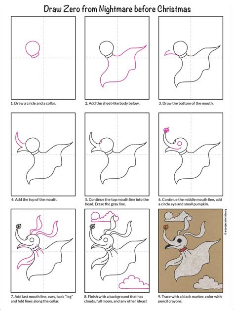 How To Draw Zero Step By Step Movies Pop Culture Free