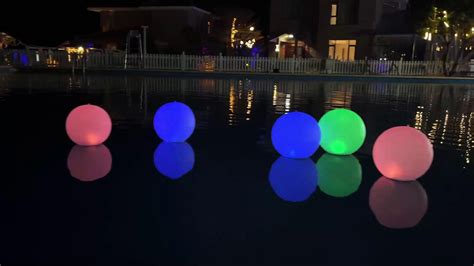 Image result for Floating LED Pool Light Ball
